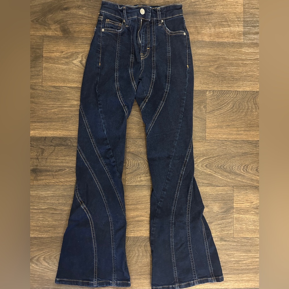 Topshop Jamie Flare Jeans